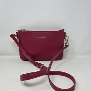 White Elm Ara Convertible Crossbody Clutch Cranberry Bag